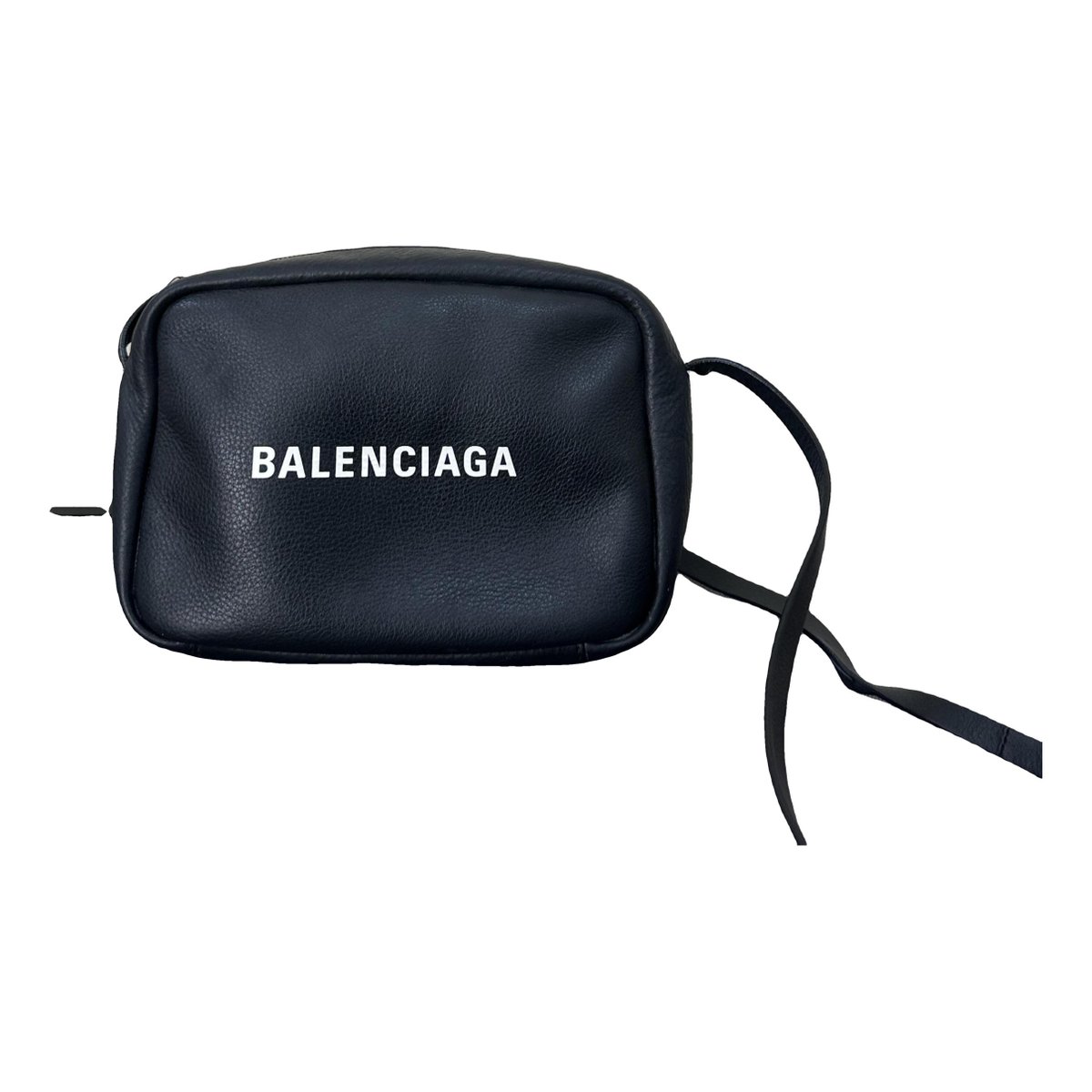 Camera leather crossbody bag