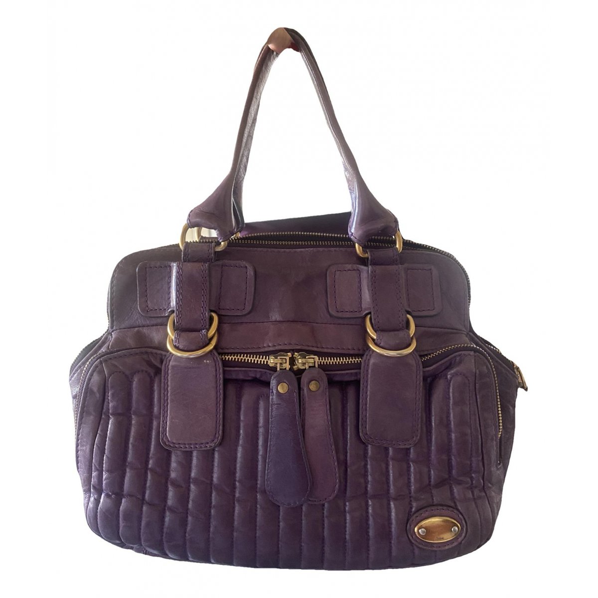 Bay leather handbag
