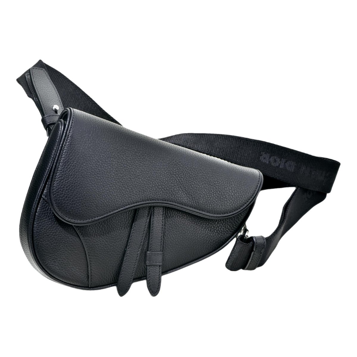 Saddle leather crossbody bag