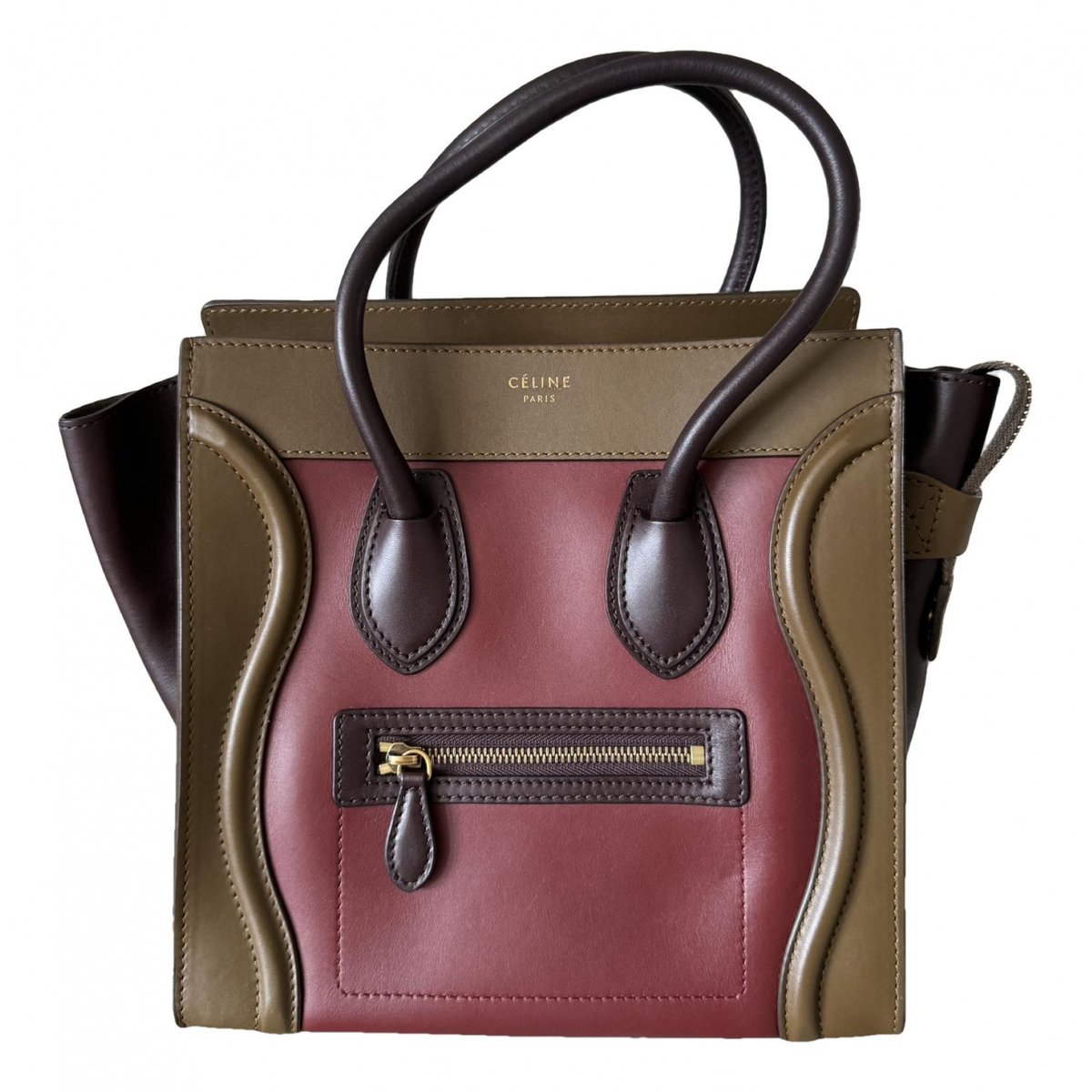 Luggage leather handbag