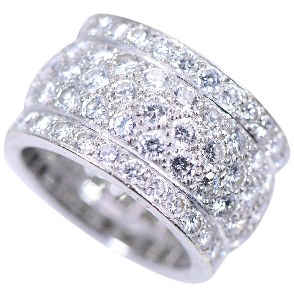 Nigéria white gold ring