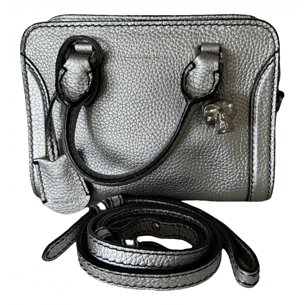 Zippé leather mini bag