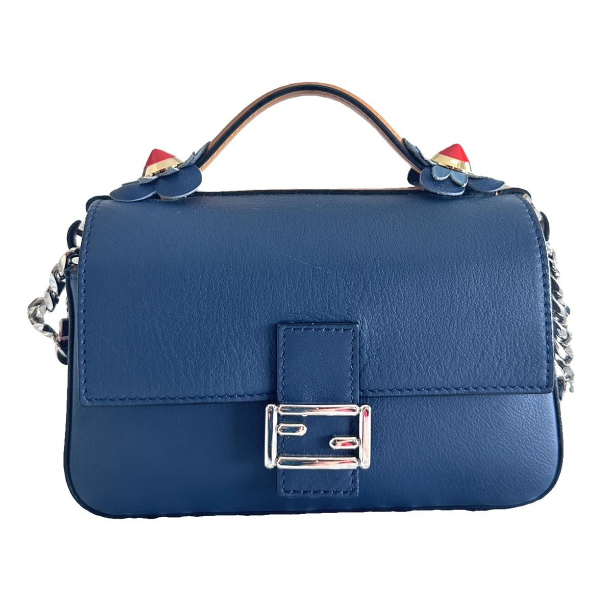 Baguette leather handbag