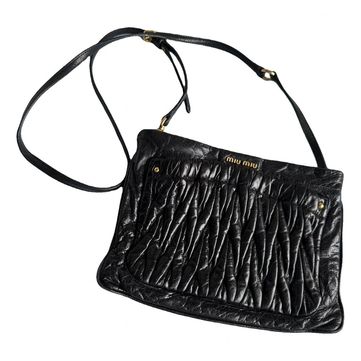 Matelassé leather crossbody bag