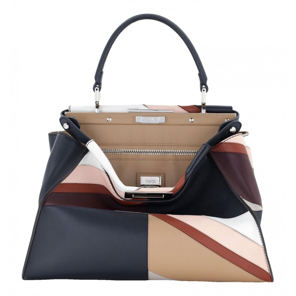 Peekaboo leather handbag