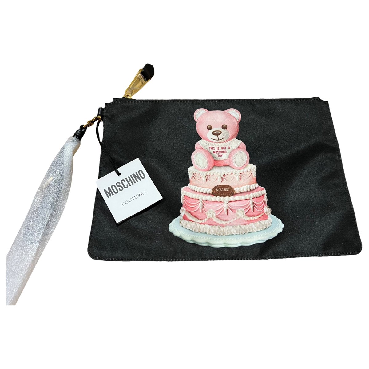 Vinyl clutch bag