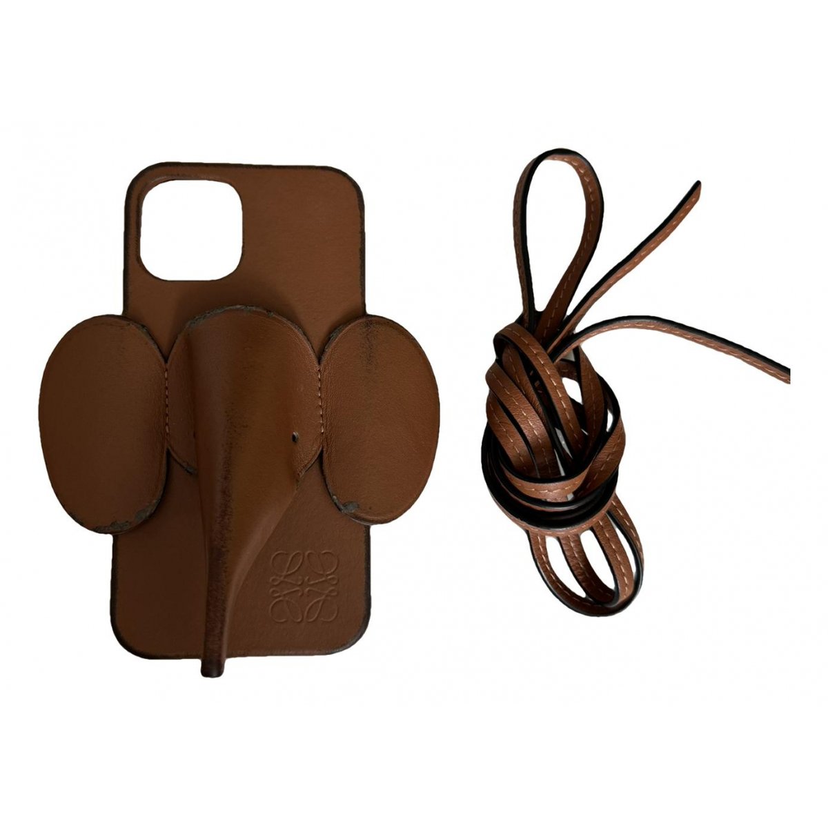 Puzzle leather purse