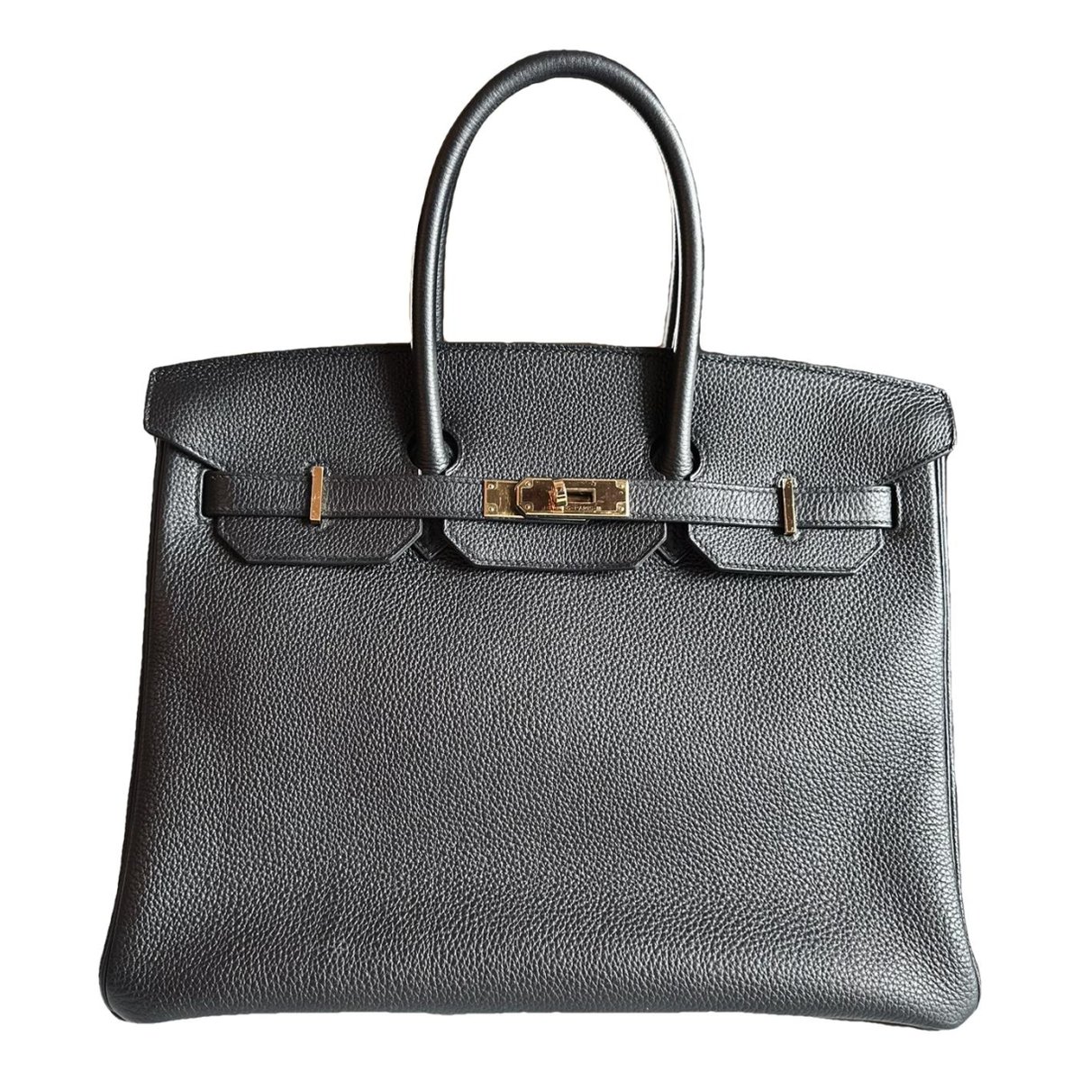 Birkin 35 leather handbag