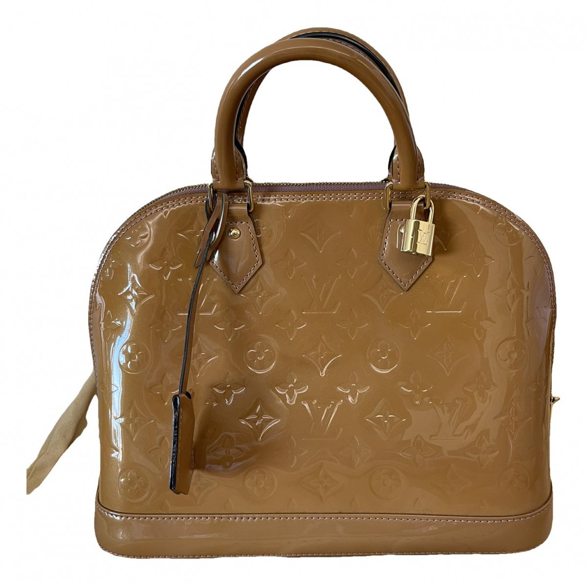 Alma patent leather handbag