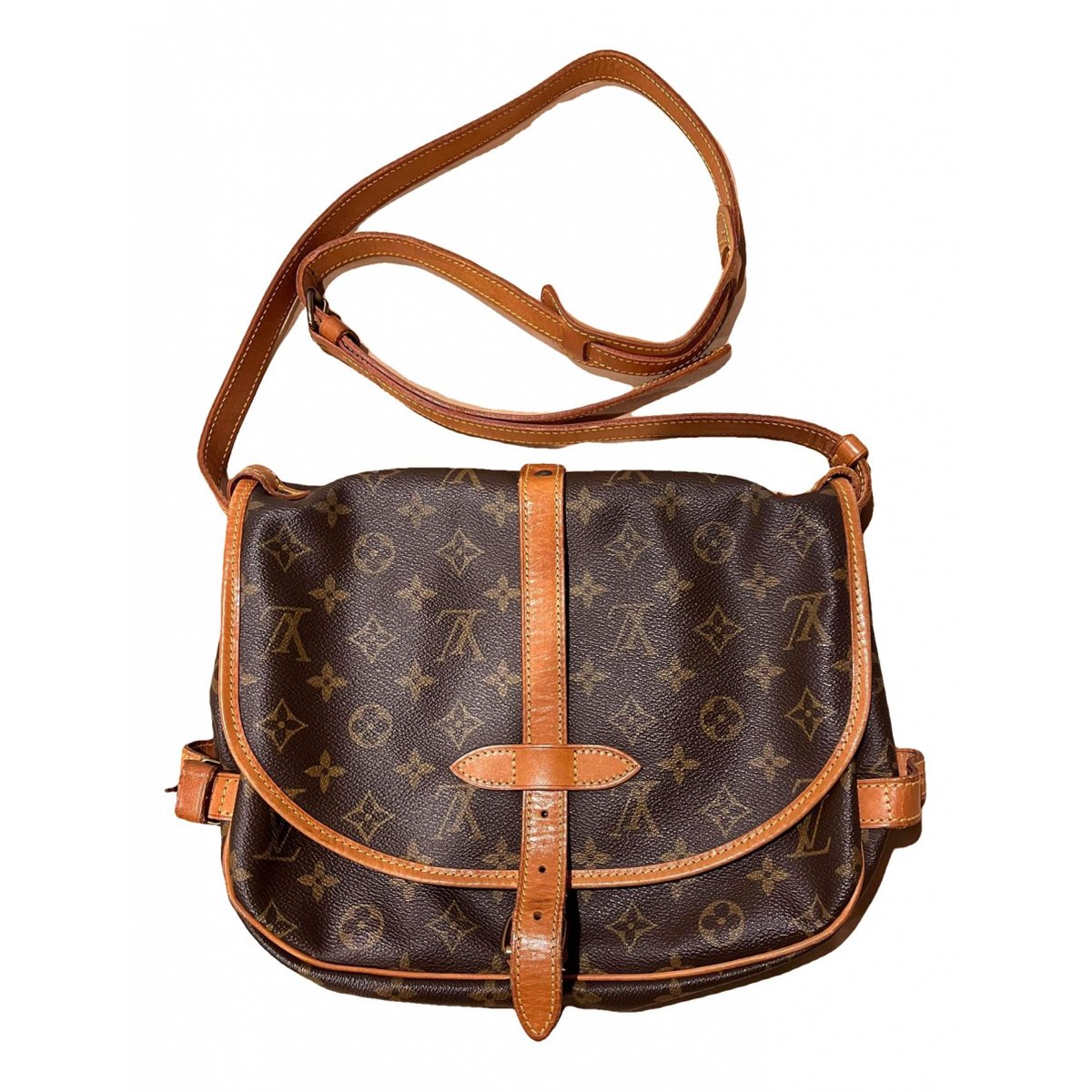 Saumur leather crossbody bag