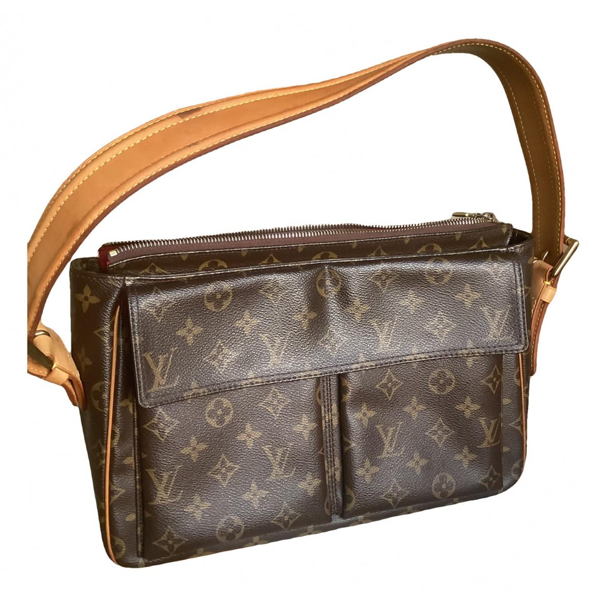 Viva Cité leather handbag