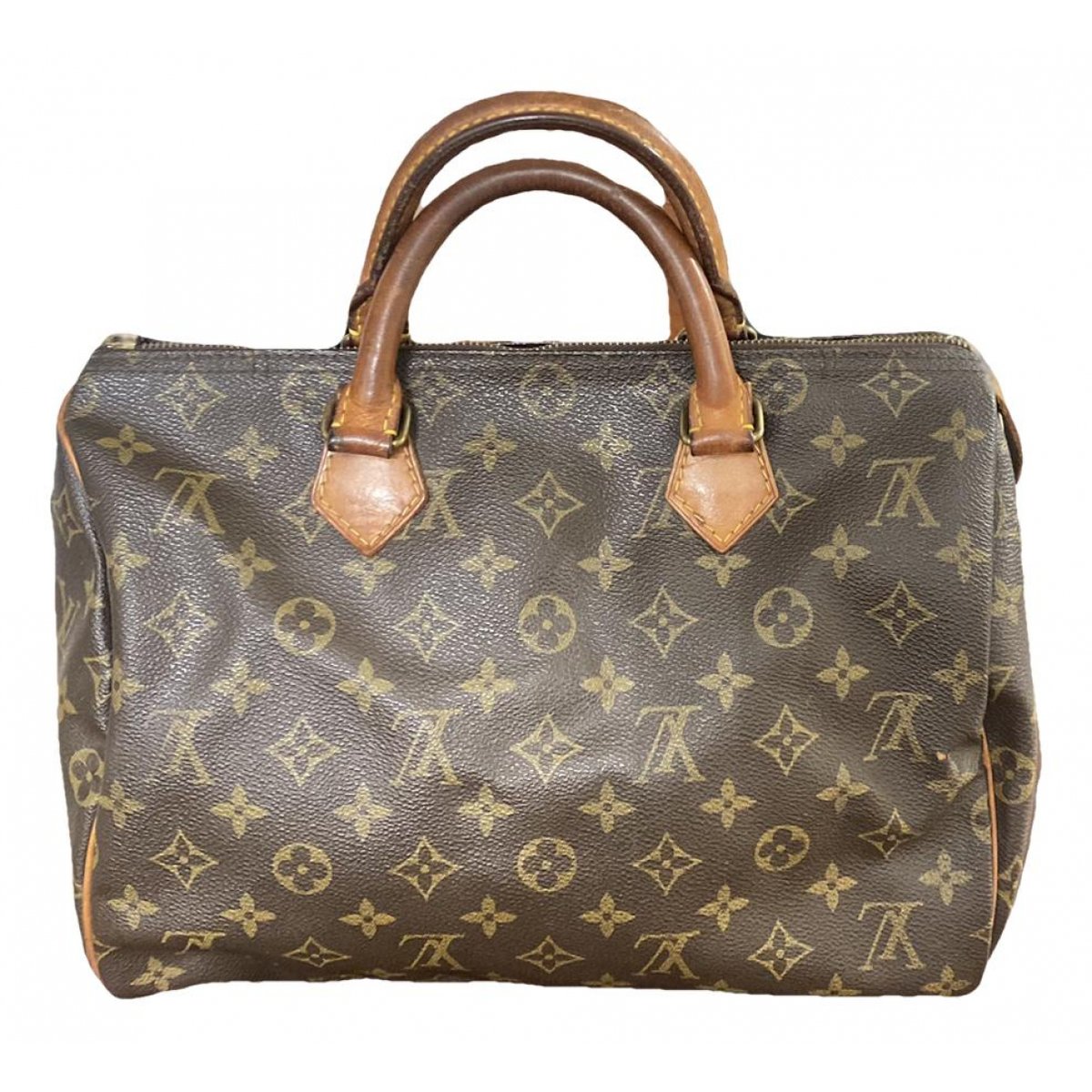 Speedy leather handbag