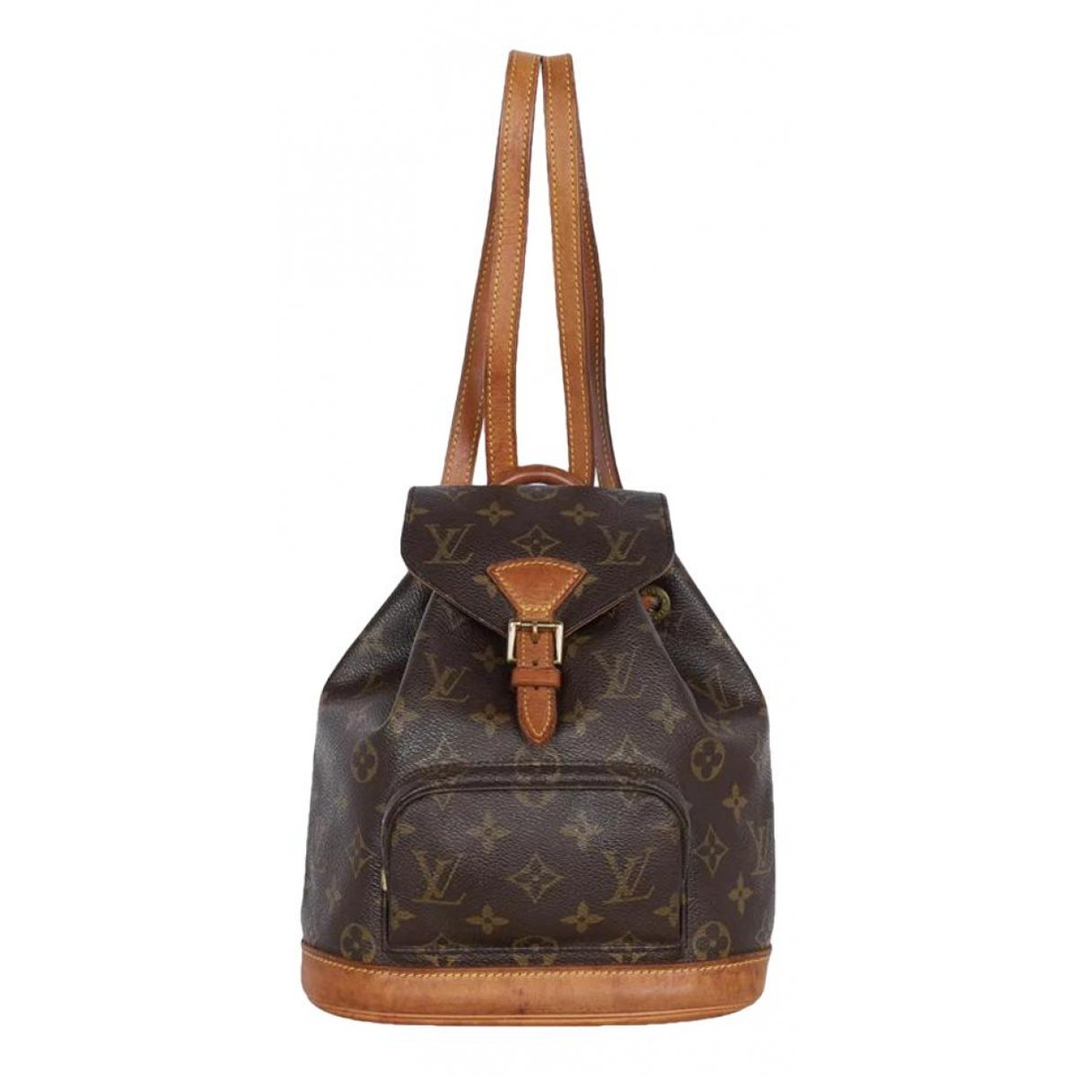 Montsouris leather backpack