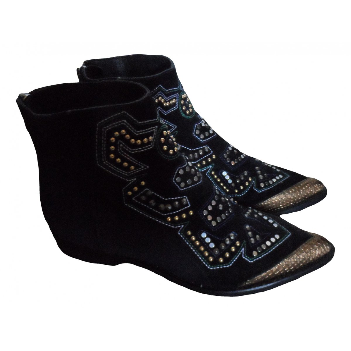 Mods Neo Clous leather cowboy boots