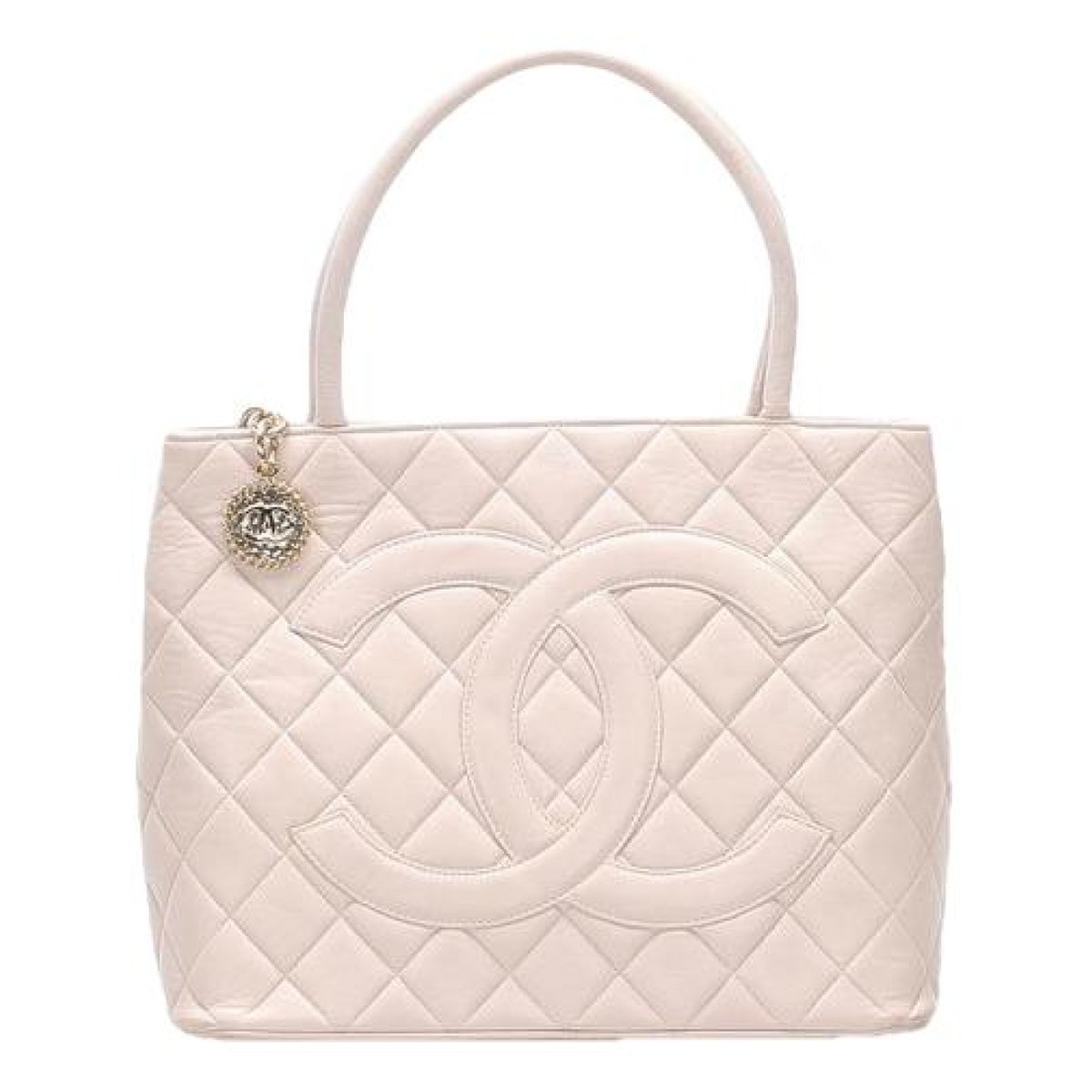 Médaillon leather handbag