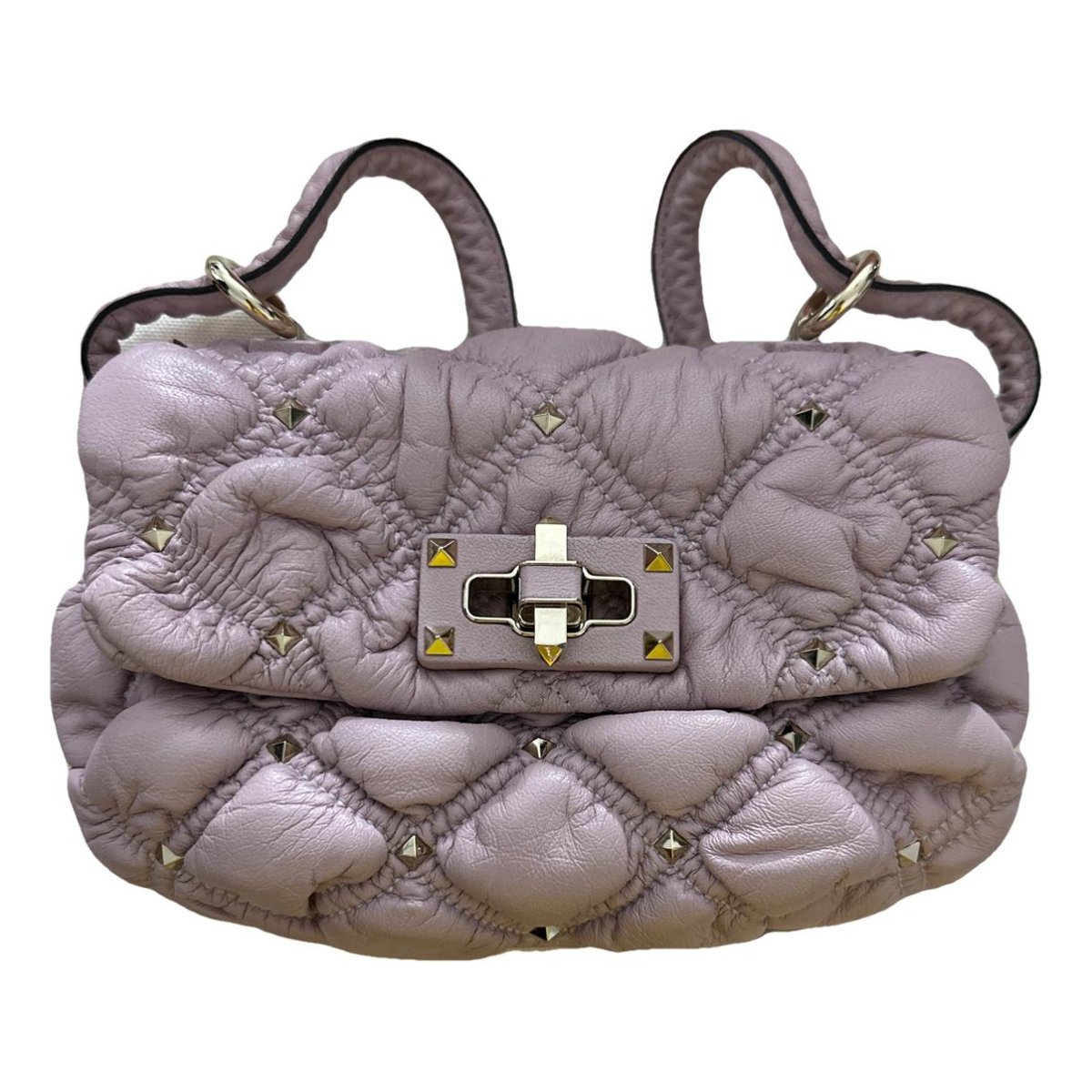 Rockstud spike leather bag