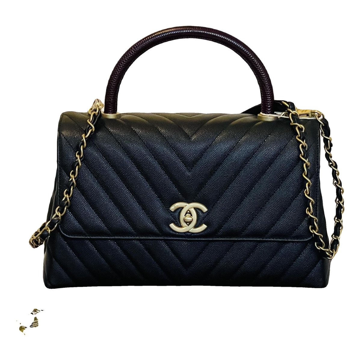 Coco Handle leather handbag