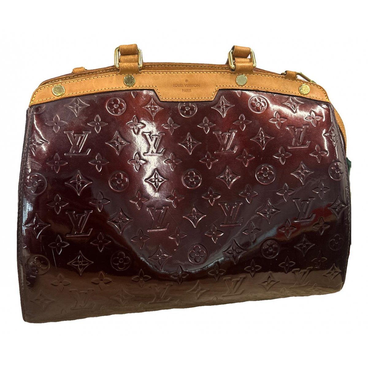 Bréa patent leather handbag
