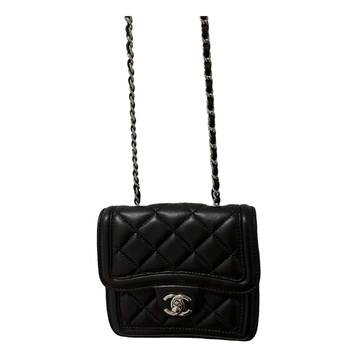 Wallet On Chain Boy leather crossbody bag