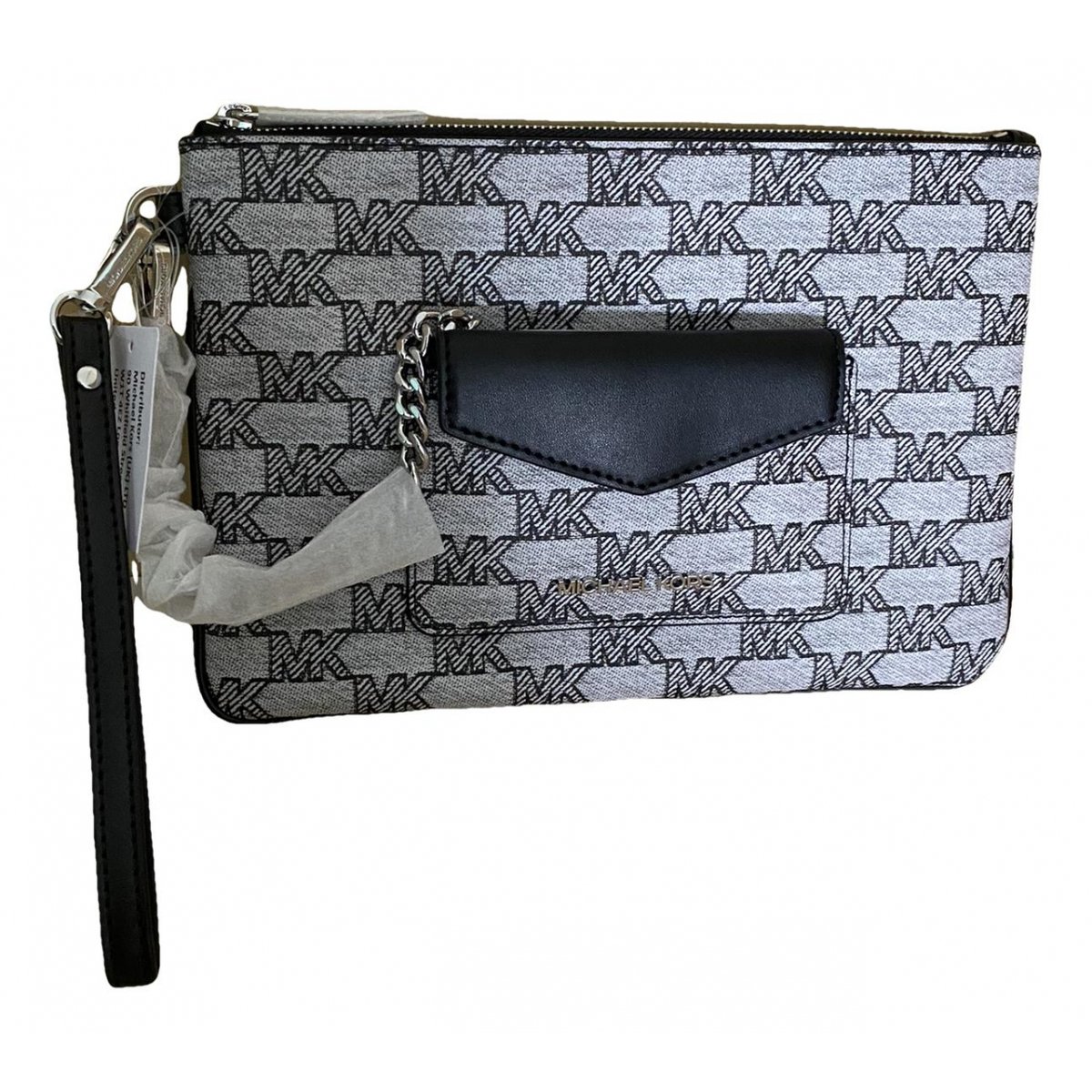 Jet Set cloth clutch bag