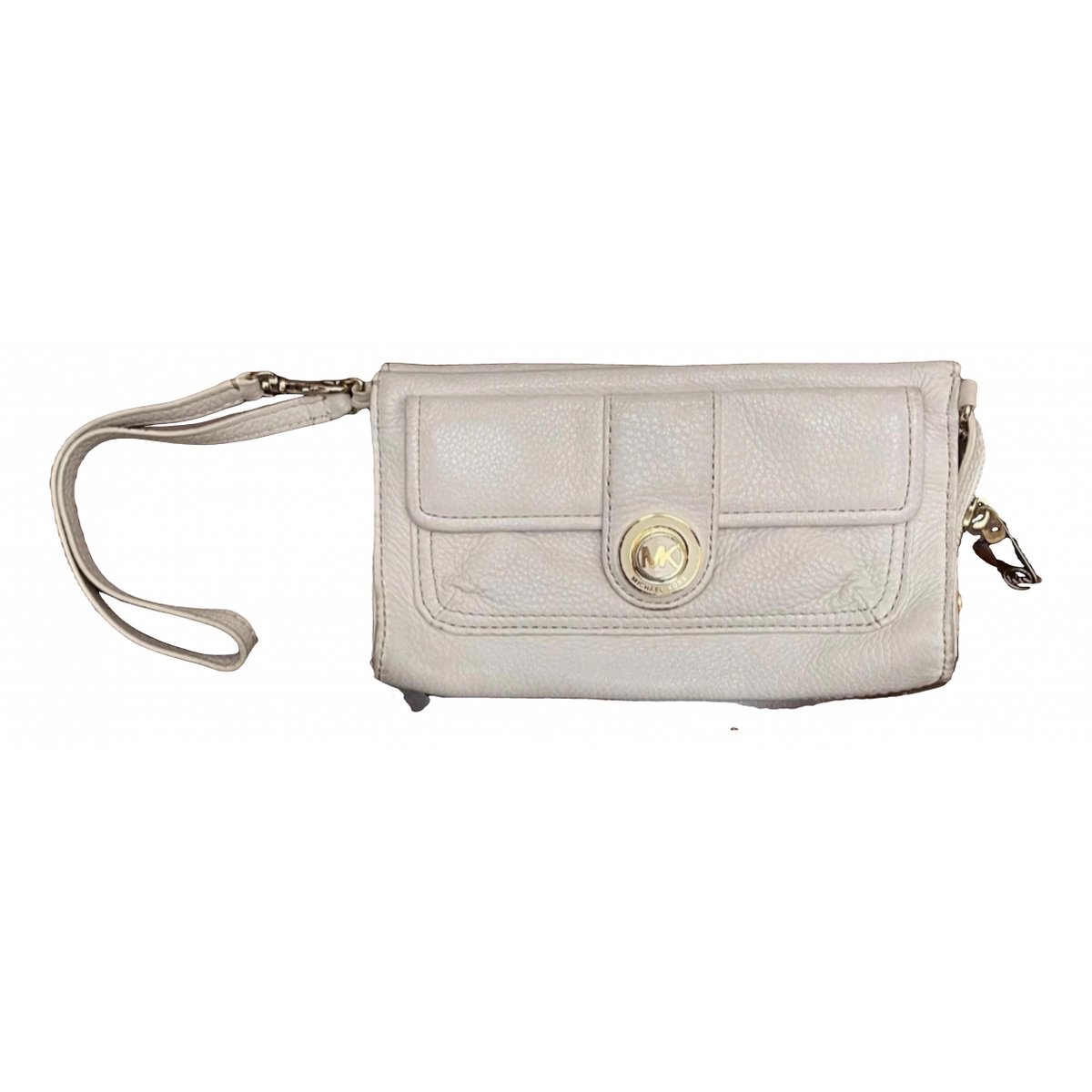 Cate leather clutch bag