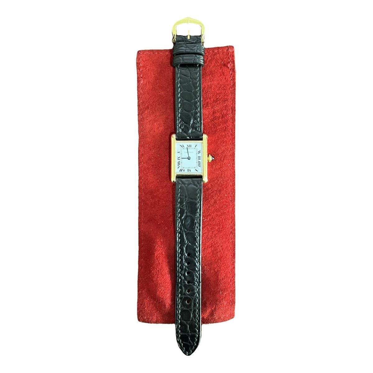 Tank Louis Cartier yellow gold watch