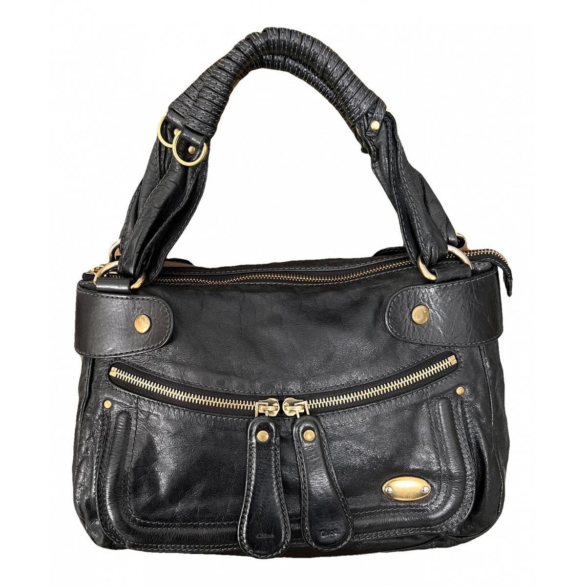 Bay leather handbag