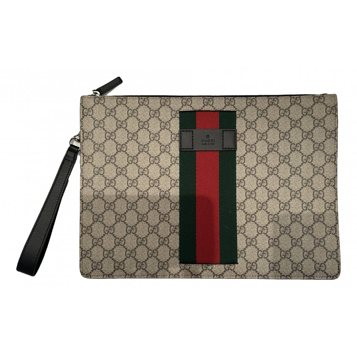 Ophidia cloth clutch bag