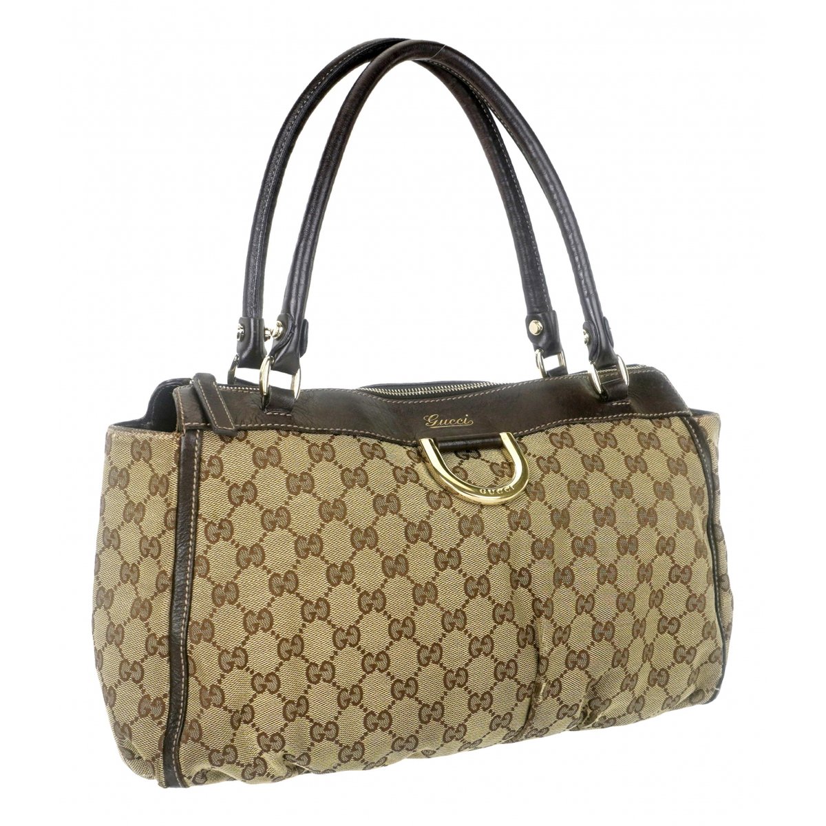 D-Ring leather crossbody bag