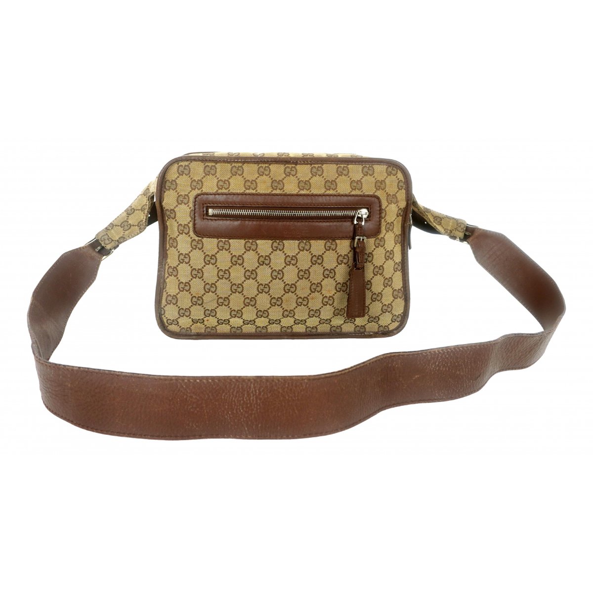 Messenger leather crossbody bag