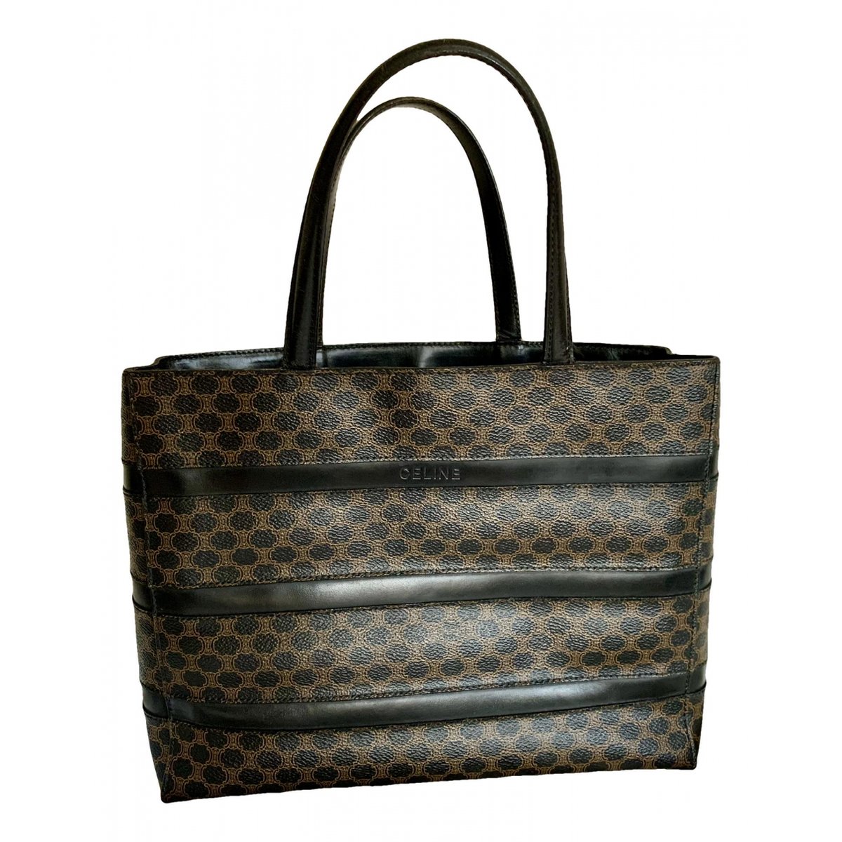 Cabas Horizotal leather handbag