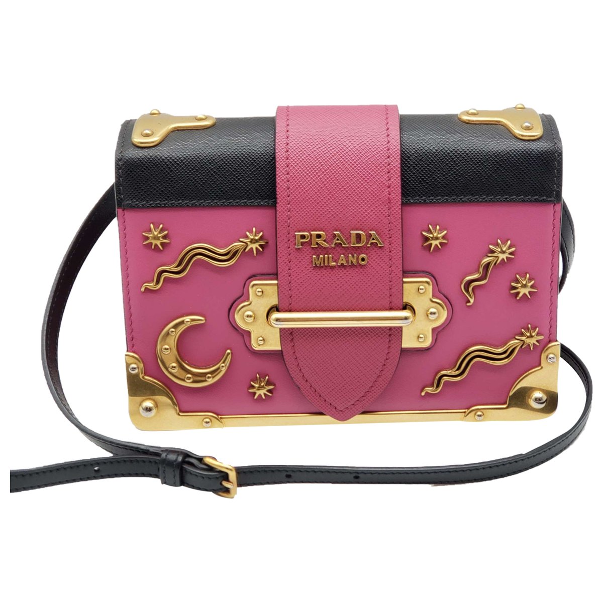 Cahier leather handbag