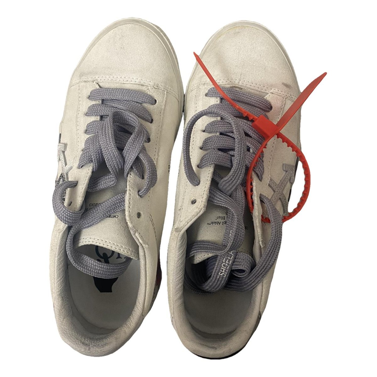 Vulcalized pony-style calfskin trainers
