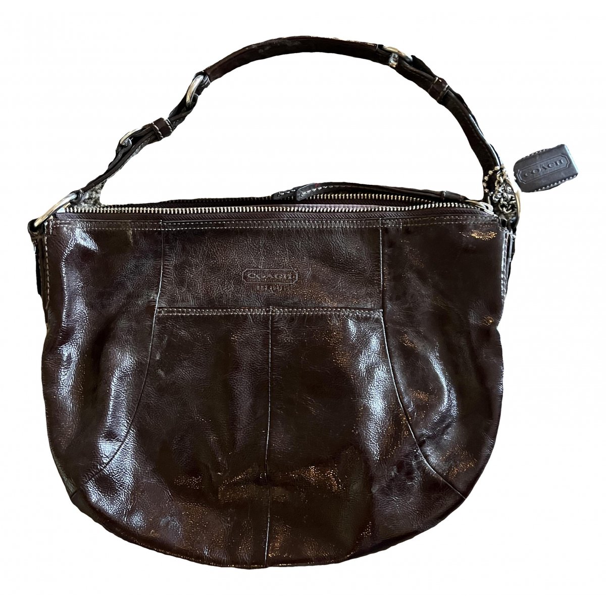 Large Scout Hobo patent leather handbag