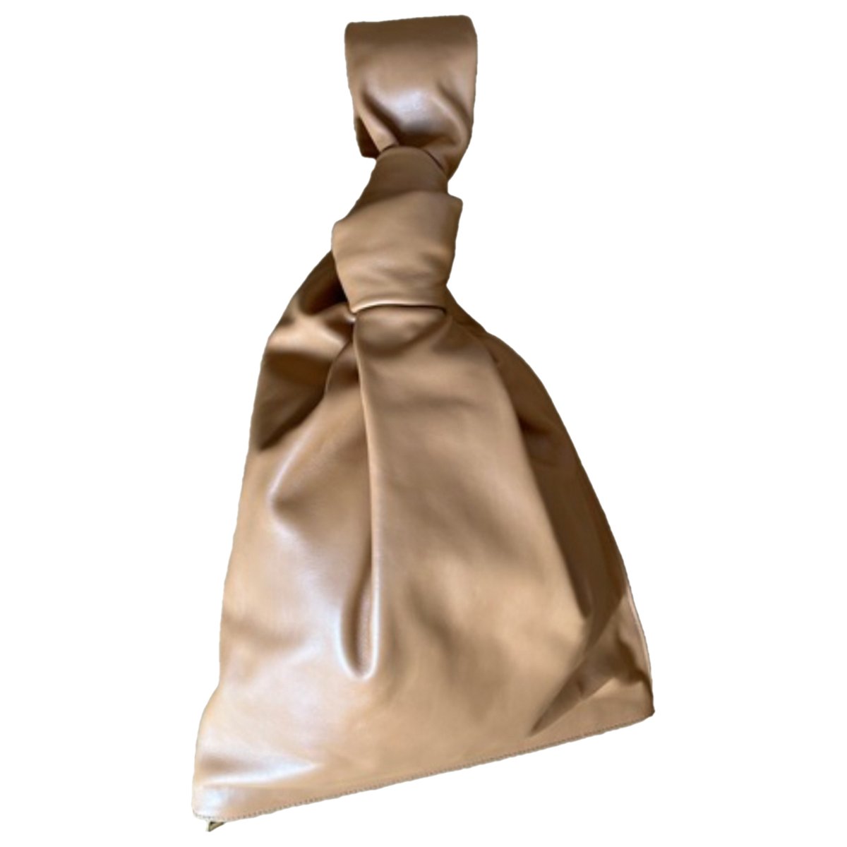 Twist leather handbag