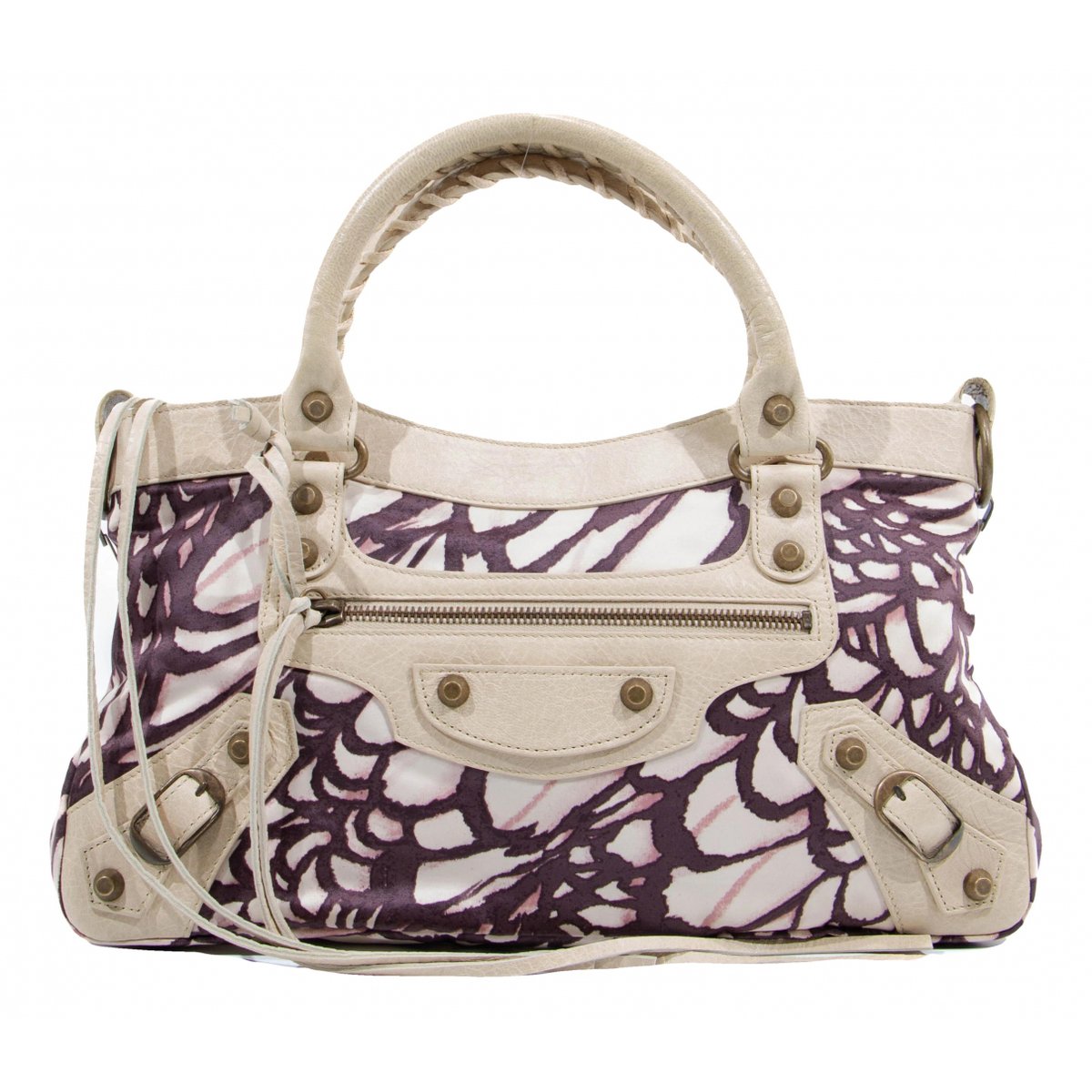 First leather handbag