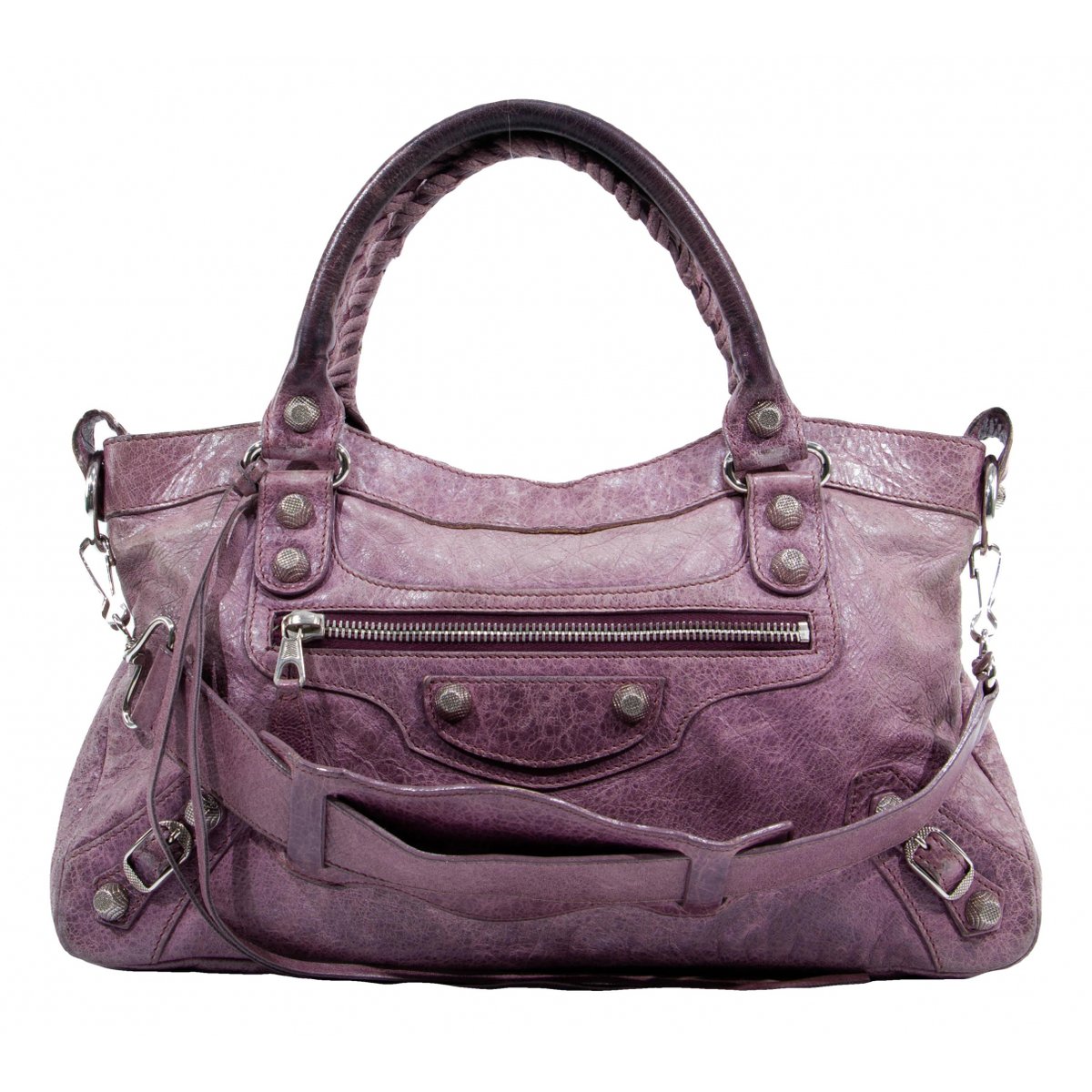 First leather handbag