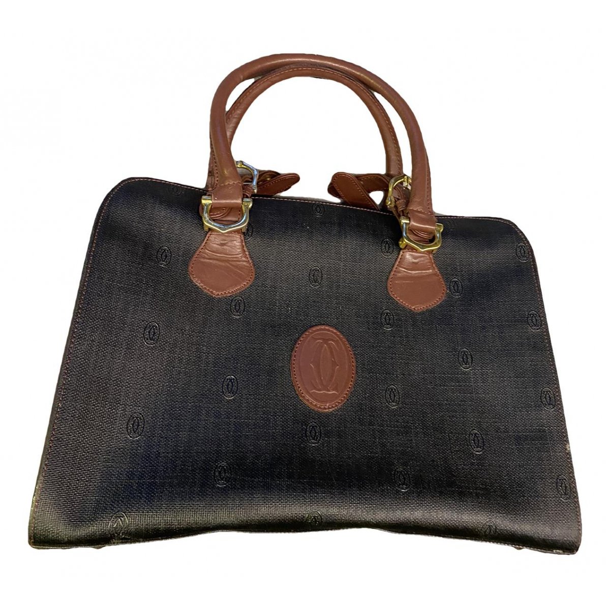 Cabochon leather handbag