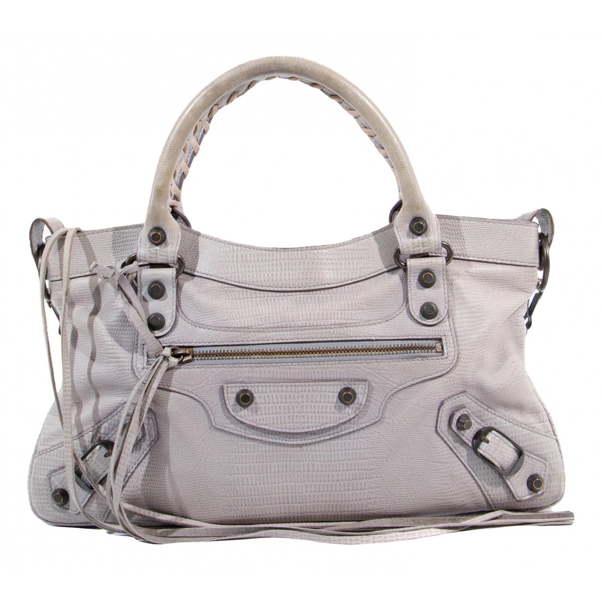 First leather handbag