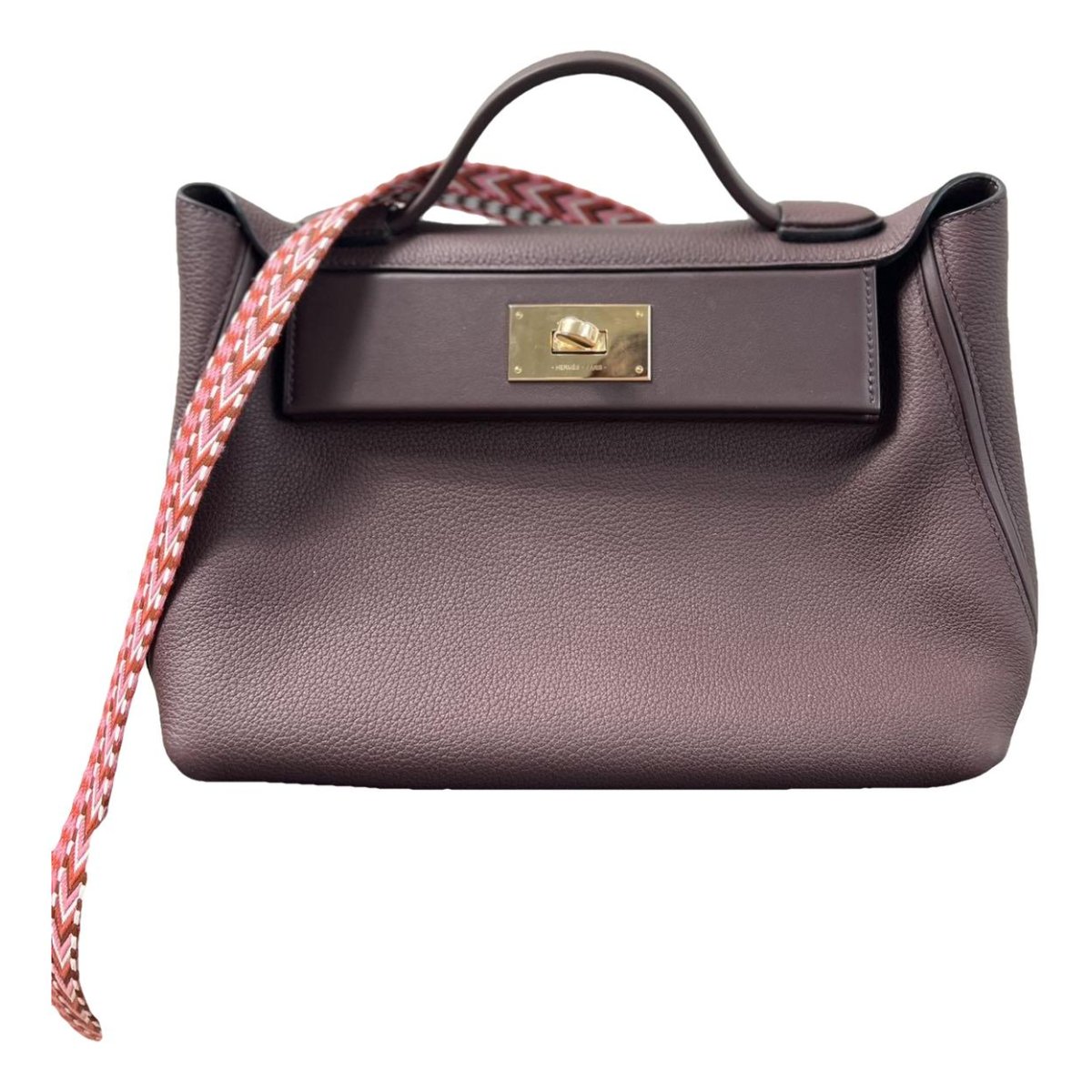 24/24 leather handbag