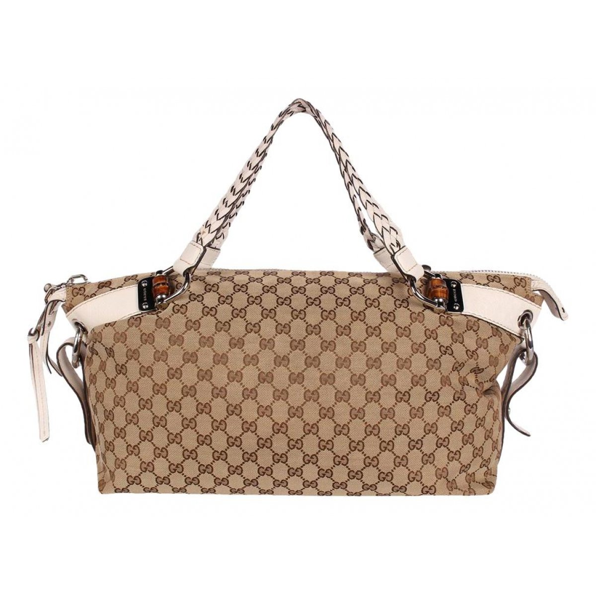 Bamboo leather handbag