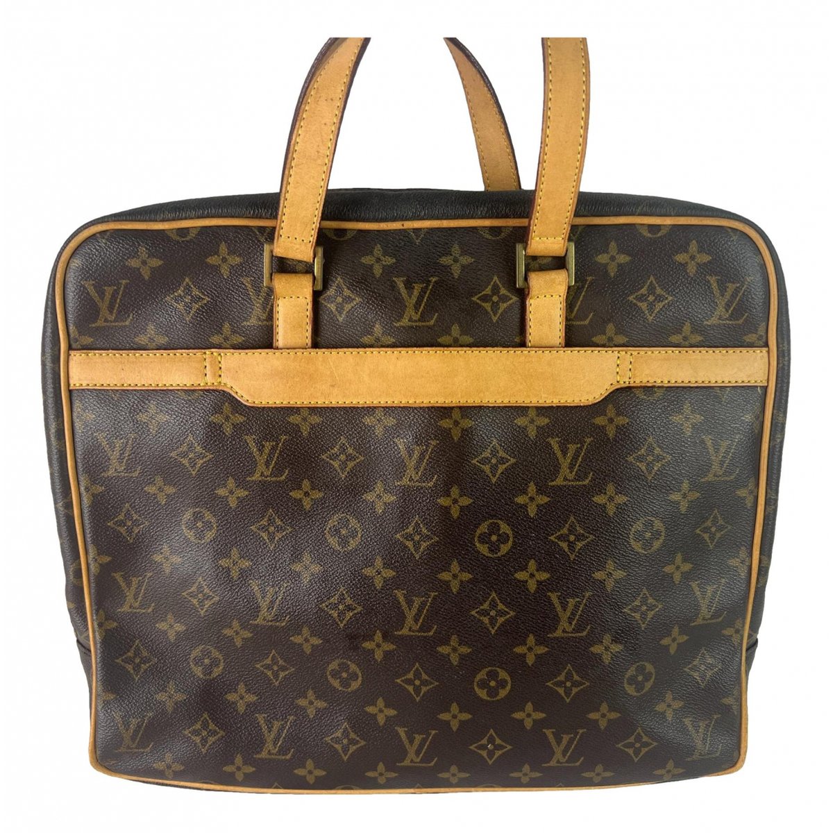 Porte Documents Voyage leather handbag