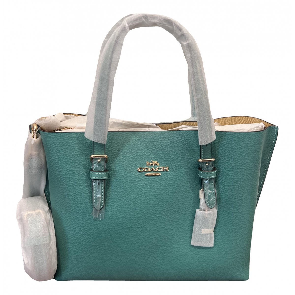 CITY ZIP TOTE leather tote