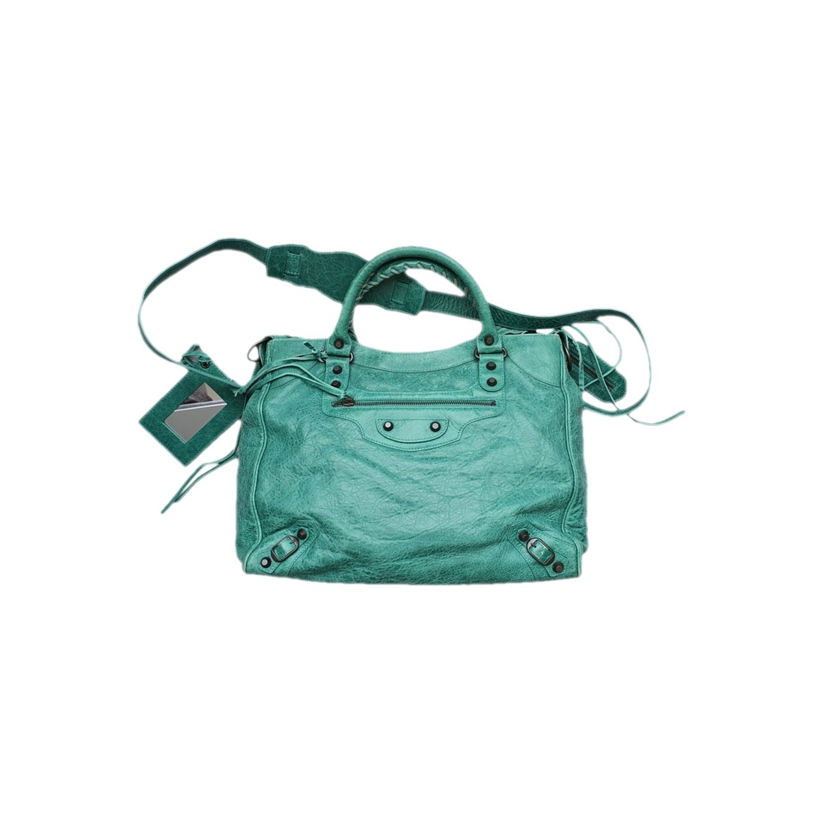 Vélo leather handbag