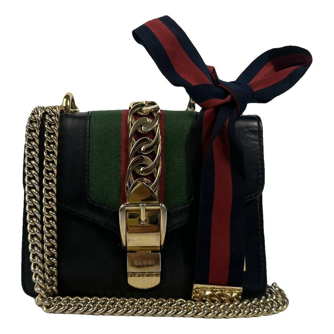 Sylvie Flap Chain leather crossbody bag