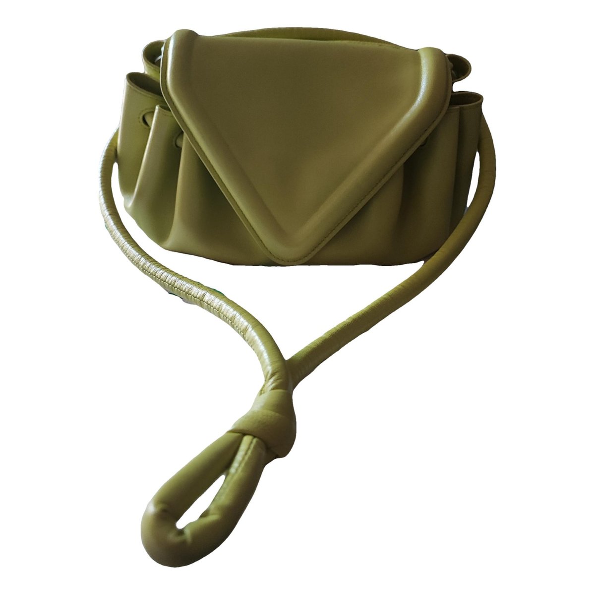 Beak leather crossbody bag