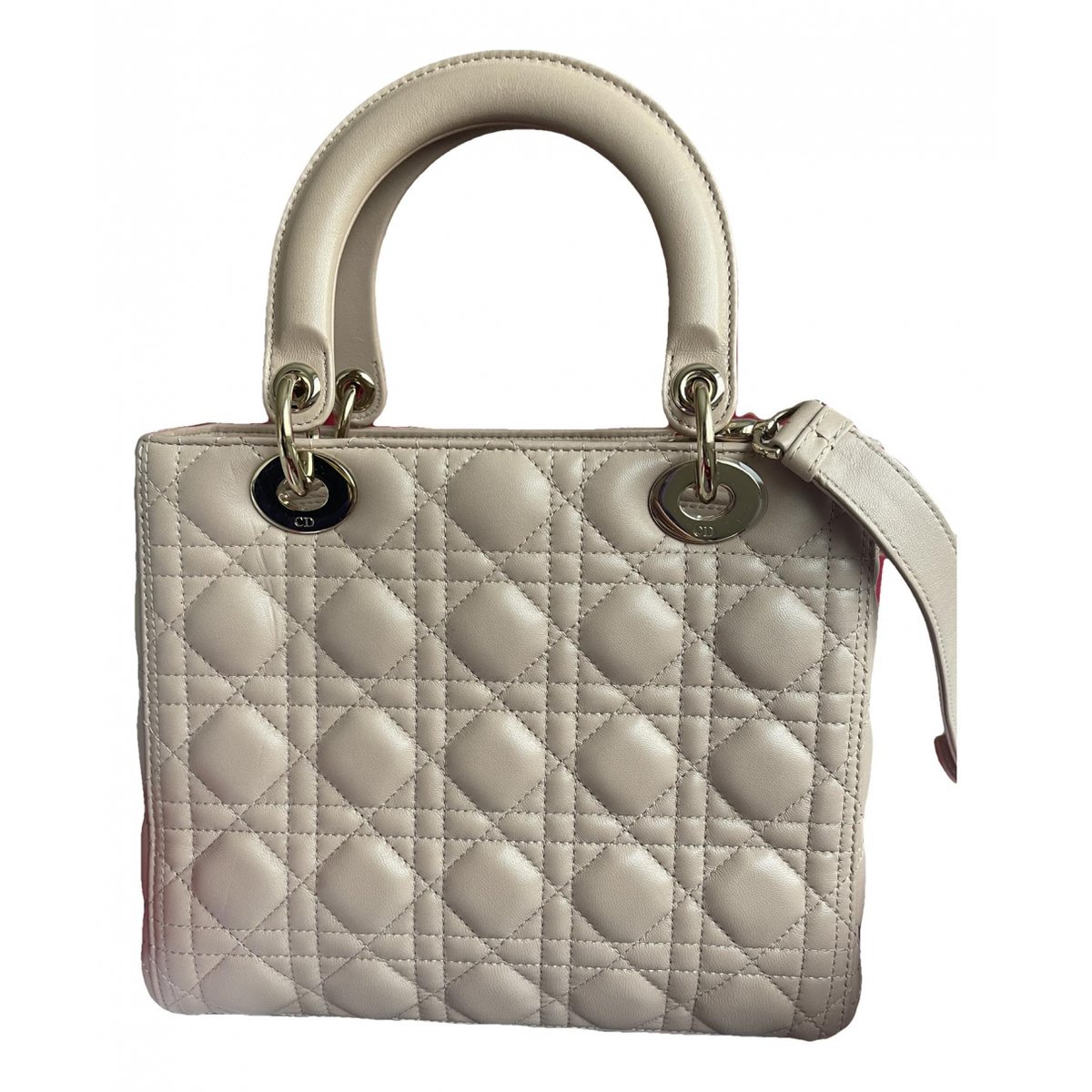 Lady Dior leather handbag