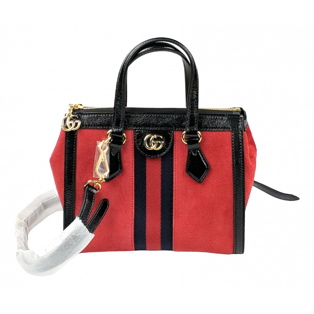 Ophidia Top Handle leather crossbody bag