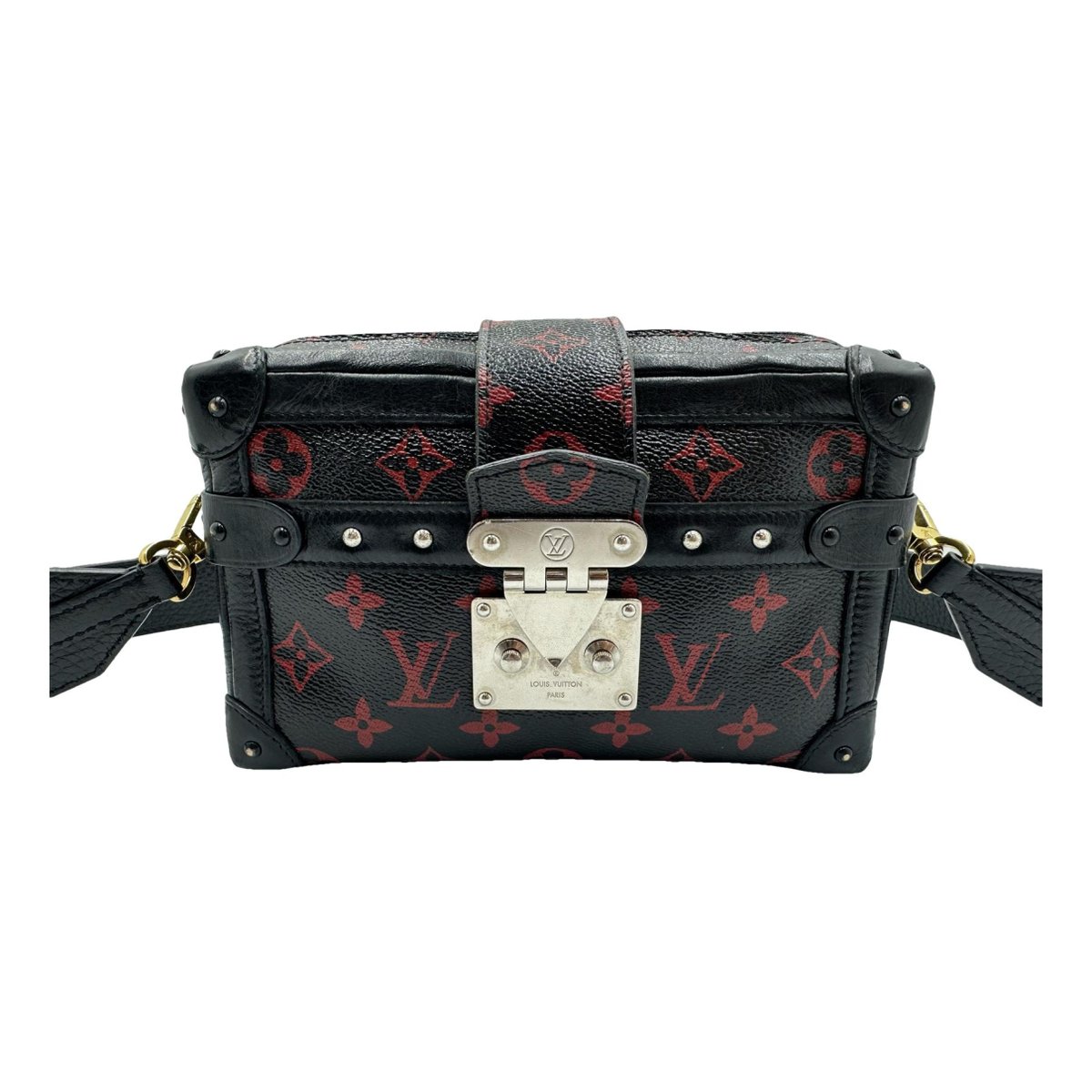 Pochette Trunk leather handbag