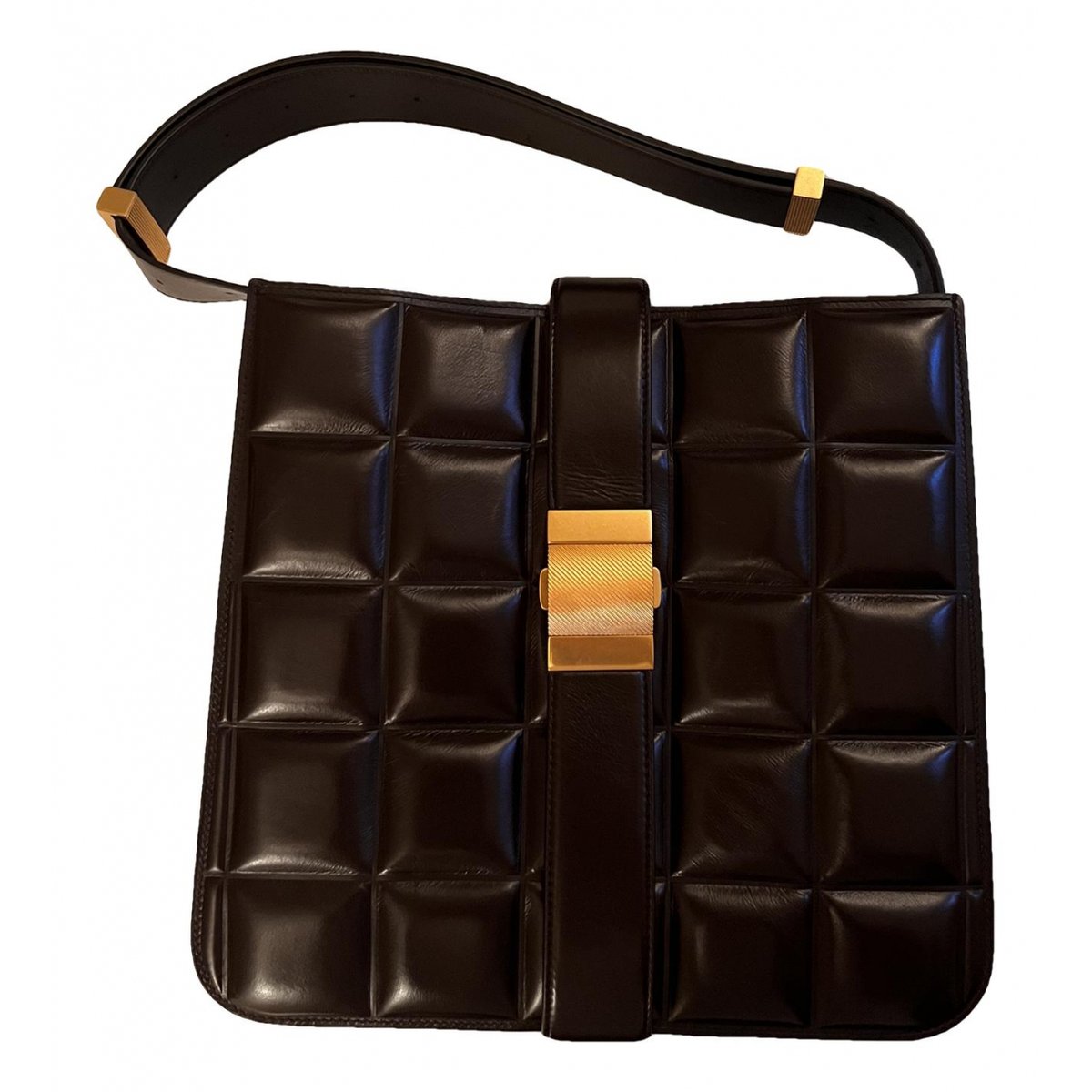 Marie Padded leather handbag